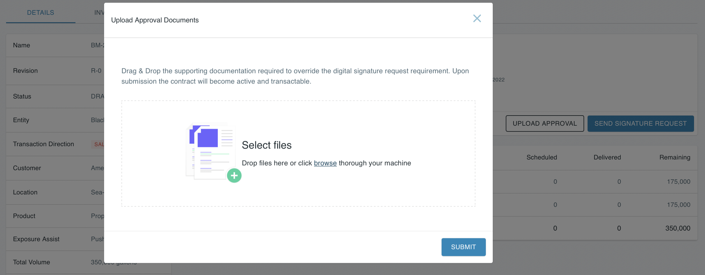 Upload Document Modal